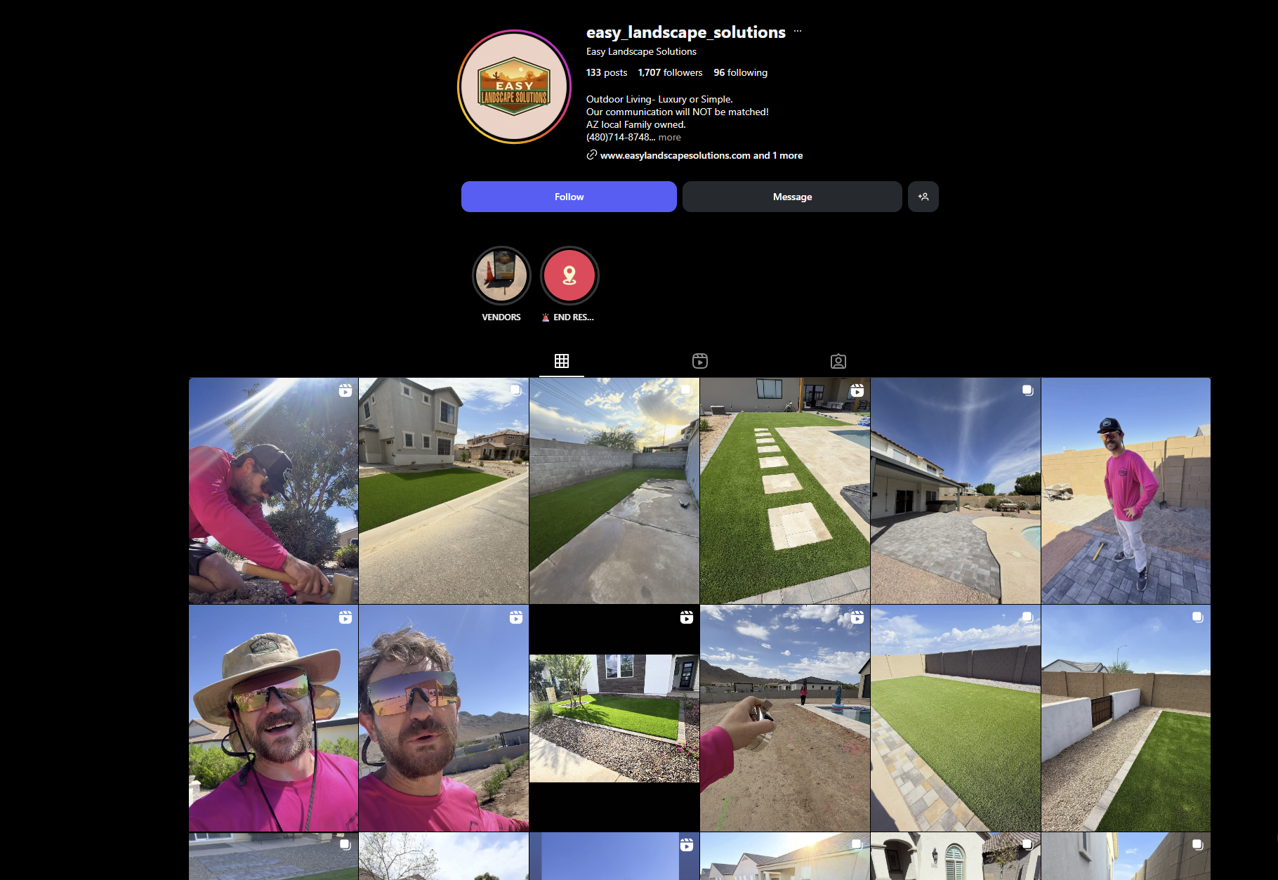 Easy Landscape Solutions Branding